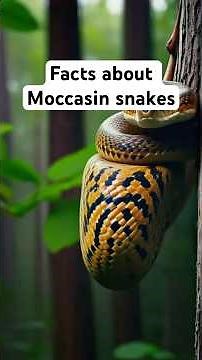 10 amazing facts about moccasin snakes #shorts