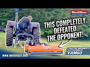 Tackle tough mowing tasks with the 60" Standard 3-Point Offset Flail Ditch Bank Mower!