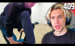 【中字】XQC从椅子上摔了下来（直播精华#409）