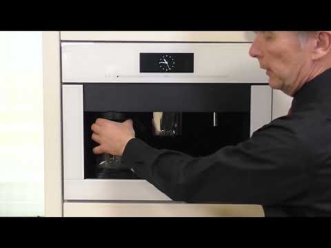 Becoming familiar with your Miele built-in coffee machine