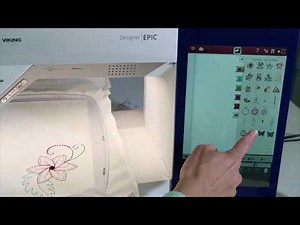 Viking EPIC 59 How to Load an Embroidery Design