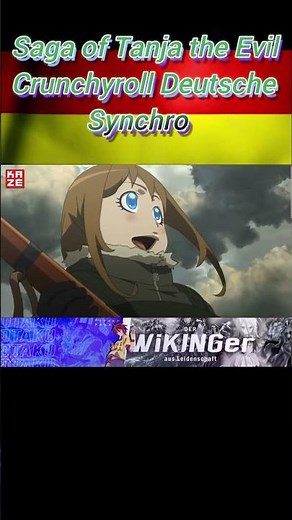 TOP 6 Isekai Anime mit Deutscher/German Synchro Saga of Tanyja the Evil #anime #crunchyroll