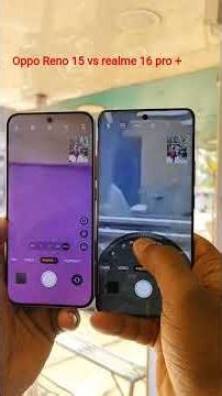 Oppo Reno 15 vs realme 16 pro + camera test ⚡first look & camera review