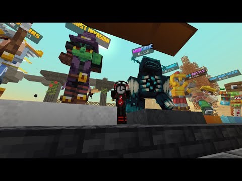 Playing hive's new Halloween game modes!!!