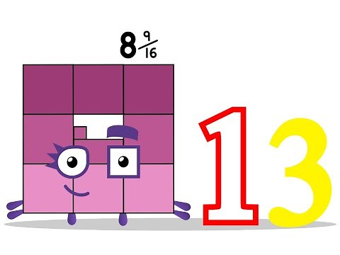Numberblocks Band Sixteenths 13