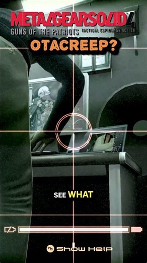 Otacon Put The Camera There for THIS? 📹🤨 #metalgearsolid4 #metalgearsolid #gaming