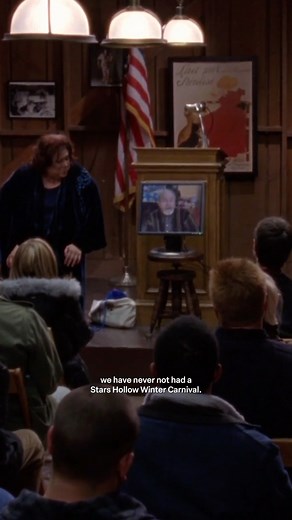 That’s one way to call a town meeting. #GilmoreGirls | Gilmore Girls