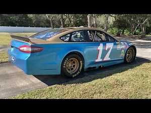 NASCAR start up and drive around