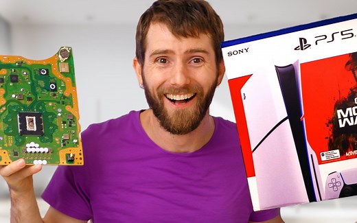 【官方双语】PS5 Slim初见和拆解!!#linus谈科技