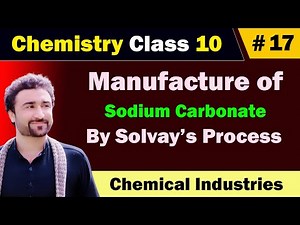 Manufacture of Sodium Carbonate by Solvay's process class 10