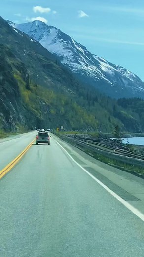 Turnagain Arm, Alaska - One of the most beautiful drives! #travelalaska #travel #alaskalife #explore #wilderness #adventure #moutainviews #fypシ