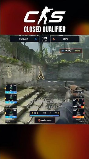 INS finishes the round with a BEAUTIFUL triple #ESL #cs #cs2 #hellcase
