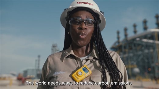 ExxonMobil YouTube ad on carbon capture