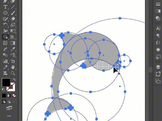 记着多用几何形状规范你的logo，如ai软件的形状生成器工具