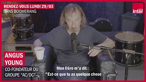 28K views · 194 reactions |  Comment AC/DC a-t-il écrit le mythique refrain de "Highway To Hell" ?  Réponse avec Angus Young lundi 29 mars dans #Boomerang (évidemment) | France Inter | Facebook