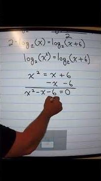 How to Solve a Logarithmic Equation with the Change of Base Rule (and Power Rule)