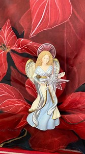 Vintage 1991 Angel of Light Christmas Tree Topper: Marked Hallmark Keepsake - Etsy Australia