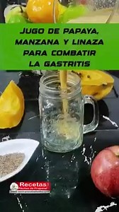 1.4M views · 24K reactions | Aprende a preparar este jugo natural para la gastritis para proteger la salud de su estómago de forma natural. #cocinarecetasfaciles #batidodetox #batidos #batidosaludable #napabeto #batidosaludable #licuados #Gastritis | Receta Genial Casera | Facebook
