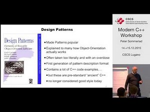 Modern C++ Workshop: Design Patterns with modern C++ (Part 1)