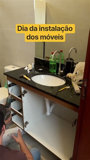 Logo soltamos o vídeo completo dessa instalação #móveisplanejados