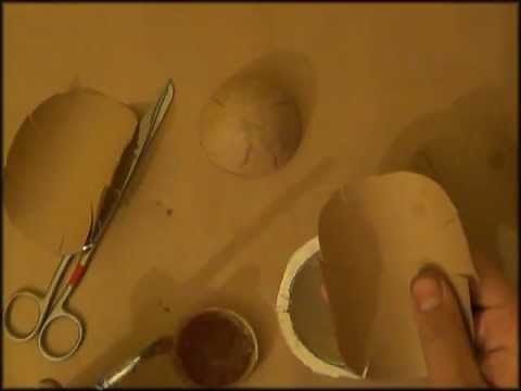 How to make 3 inch fireworks shell. part1. (Make a peper shell ball)