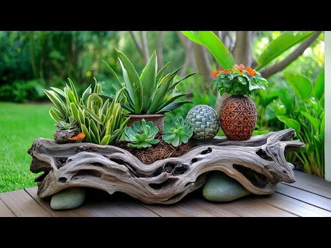 Upcycled Driftwood Rustic Garden Decor: Craft Stunning Nature-Made Art Sculptures from Scrap Wood