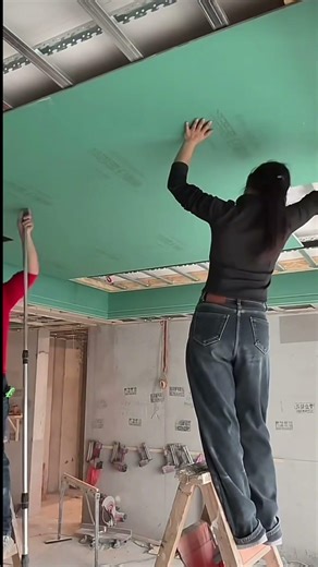 Gypsum Board Ceiling Installation
