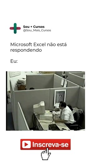 Quando você depende do Excel e ele falha #meme #excel #humor