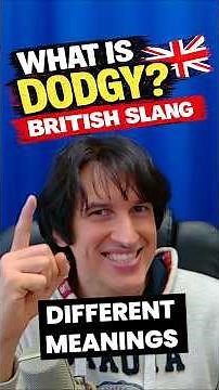 What Does DODGY Mean? 🇬🇧 | Real British Slang Explained!