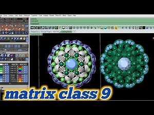 matrix 9 class 9 | how to make a 3d jewellery design | 3d cad modeling