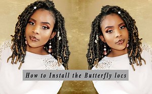 Watch How to install the butterfly locs, no wrapping on Amazon Live
