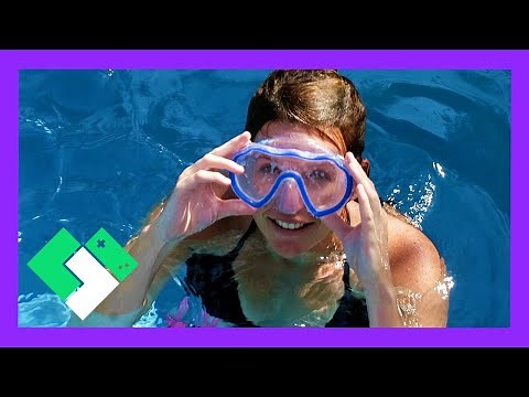 SWIMMING POOL RACES! KIDS VS PARENTS / MOM VS DAD (Day 1908) | Clintus.tv
