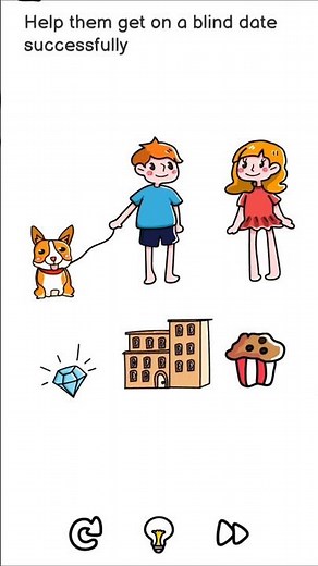 Brain Out Level 61 | Help Them Get On Blind Date Successfully | Brain Out Walkthrough #shorts