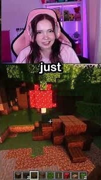 This Overgrown Stump Build Is SO CUTE #minecraft