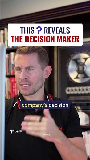How To Get To The Decision Maker | Sales Tips Shorts