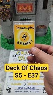Let's add some new Chaos rules to the Chaos Deck today! #pokemon #chaos #chaosdeck