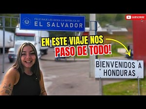 Asi es la FRONTERA entre EL SALVADOR y HONDURAS! Por PRIMERA VEZ en tierras hondureñas😱🇭🇳