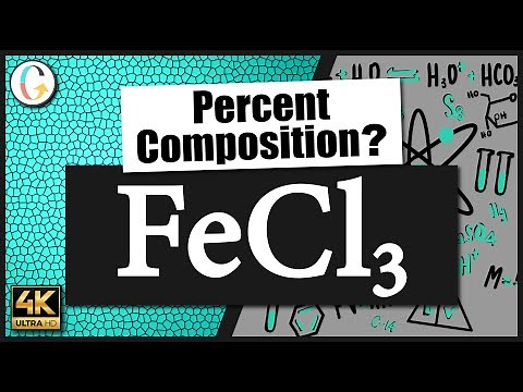 How to find the percent composition of FeCl3 (Iron (III) Chloride)