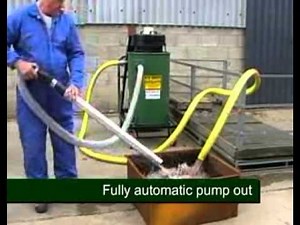 How to suck up water with an industrial vacuum cleaner from Big Brute.