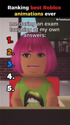 Ranking the best Roblox animation ever 💀🥀