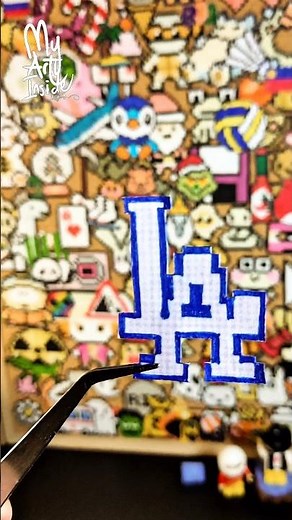 Los Angeles Dodgers | The Legendary Blue & White in Pixel Art ⚾💙