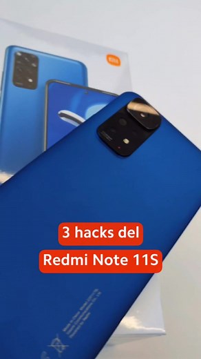 Los mejores hacks en tu Redmi Note 11S 🧡 #xiaomi #redmi #hacks #trucos #serieredminote11 #note11s #calidad #precio #camara #celular