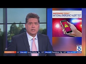 What to know about the emergency alert test hitting your cellphones and TVs