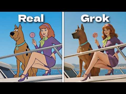 Grok Remakes Scenes from Scooby Doo but Realistic
