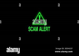 Scam alert symbol, showing digital scam fraud alert and spam alert risk template animation. Cybersecurity risks and system vulnerabilities digital data protection cyber threat prevention Stock Video Footage - Alamy