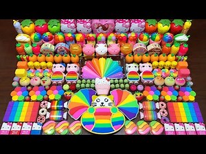 SATISFYING WITH FOAM AND GLITTER ! Mixing Random Things Into GLOSSY Slime #2381