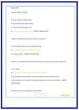 NYS TOW TRUCK ENDORSEMENT PRACTICE TEST 17 SPRING ACTUAL EXAM COMPLETE 350 QUESTIONS ANDCORRECT DETA