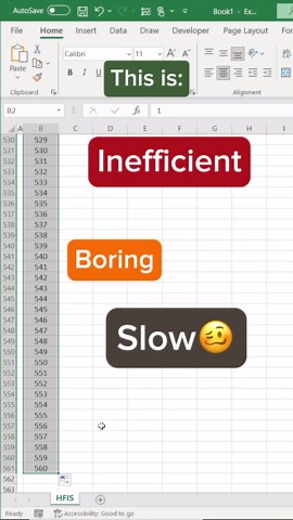 Excel by Karstrom on Instagram: "How to create a series of numbers in Excel! Save this so you won’t forget it💡 #excel #exceltips #corporate #accounting #finance #spreadsheet"
