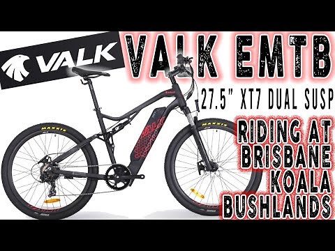 REAL WORLD TEST: 2020 VALK Electric MTB 27.5" XT7 Dual Suspension at Brisbane Koala Bushland Trails