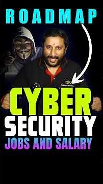 🚀 Cyber Security Career Tamil - Jobs and Salary | Roadmap | kaashiv infotech Cyber Security #shorts